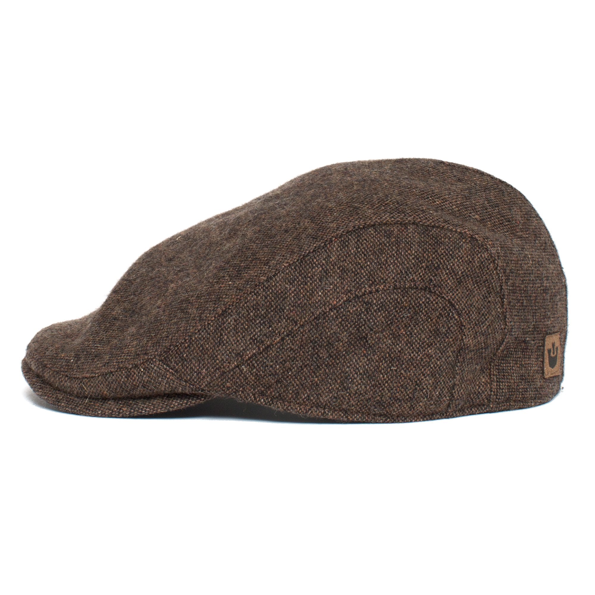 Goorin Bros. liam locke wool blend low profile ivy flatcap Brown side view