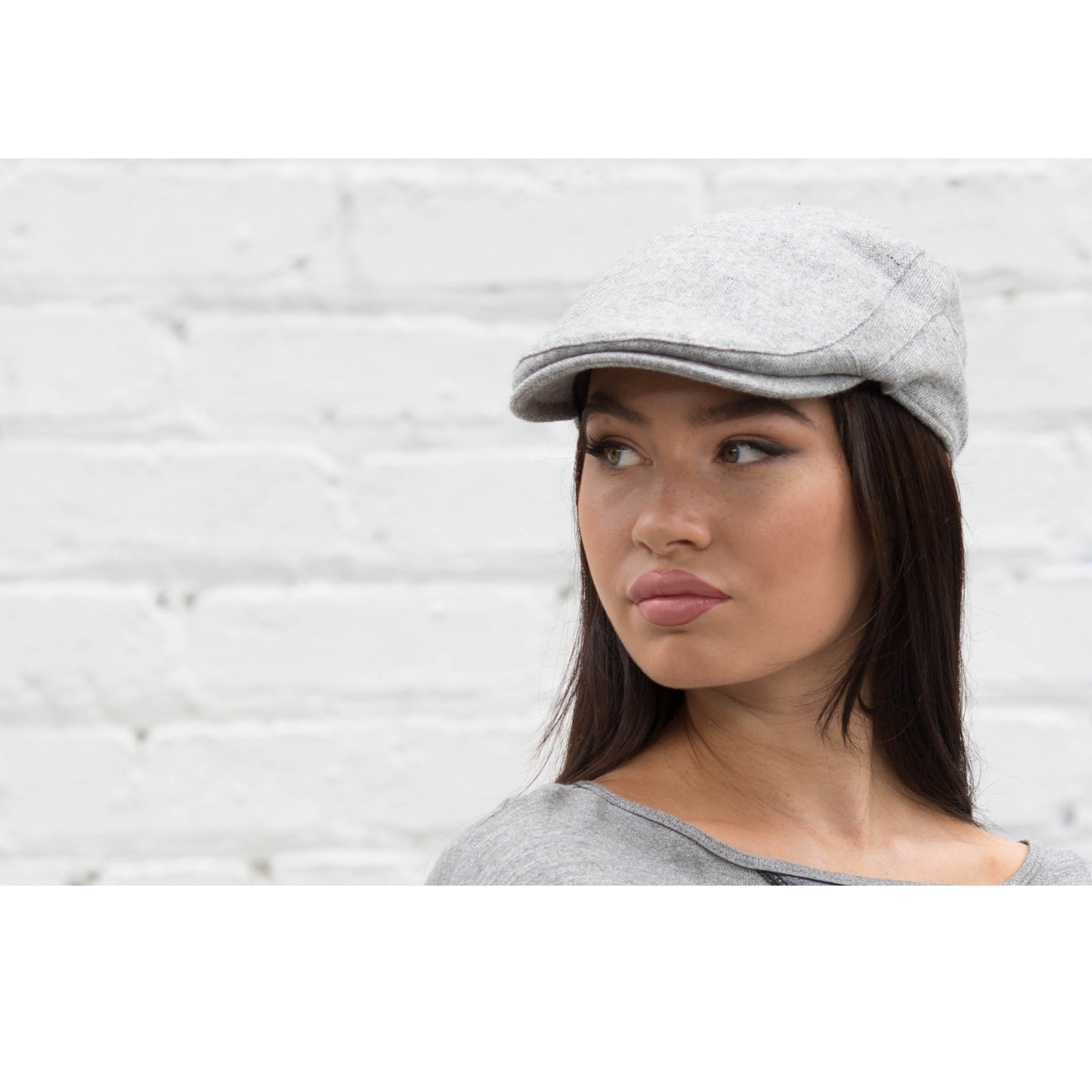 Goorin Bros. liam locke wool blend low profile ivy flatcap Grey  womens styling