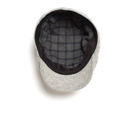 Goorin Bros. liam locke wool blend low profile ivy flatcap Grey under view