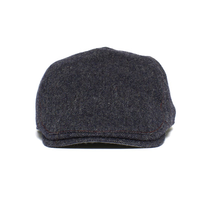 Goorin Bros. liam locke wool blend low profile ivy flatcap Navy front view