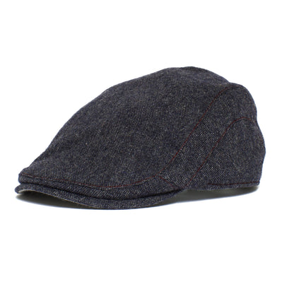 Goorin Bros. liam locke wool blend low profile ivy flatcap Navy left side view