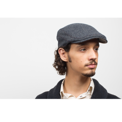 Goorin Bros. liam locke wool blend low profile ivy flatcap Navy  mens styling