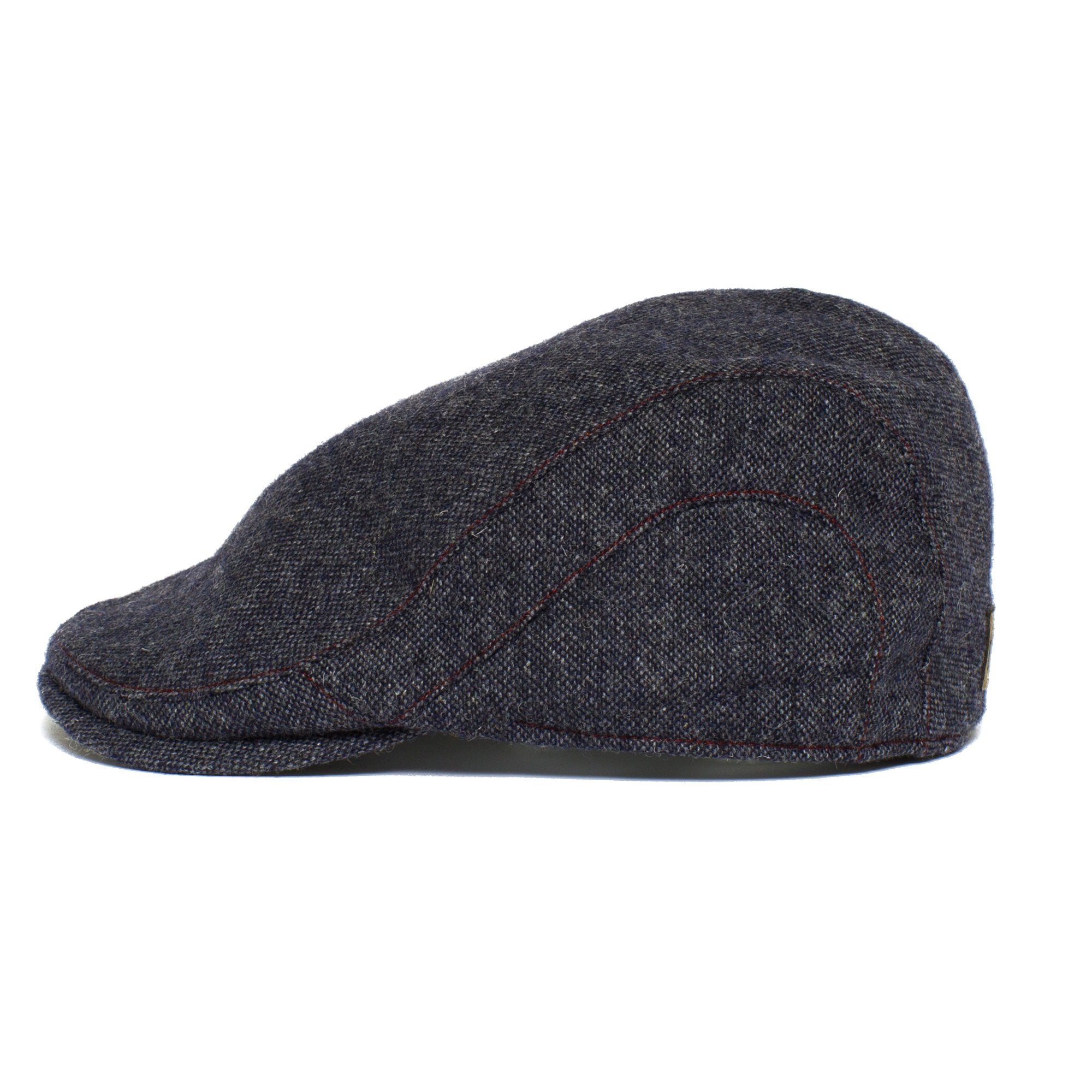 Goorin Bros. liam locke wool blend low profile ivy flatcap Navy side view