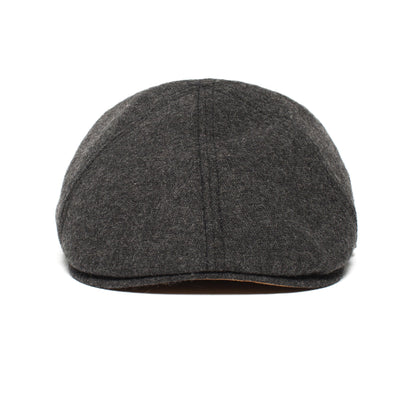 Goorin Bros. andy hamill wool blend 6 panel ivy flatcap Charcoal front view