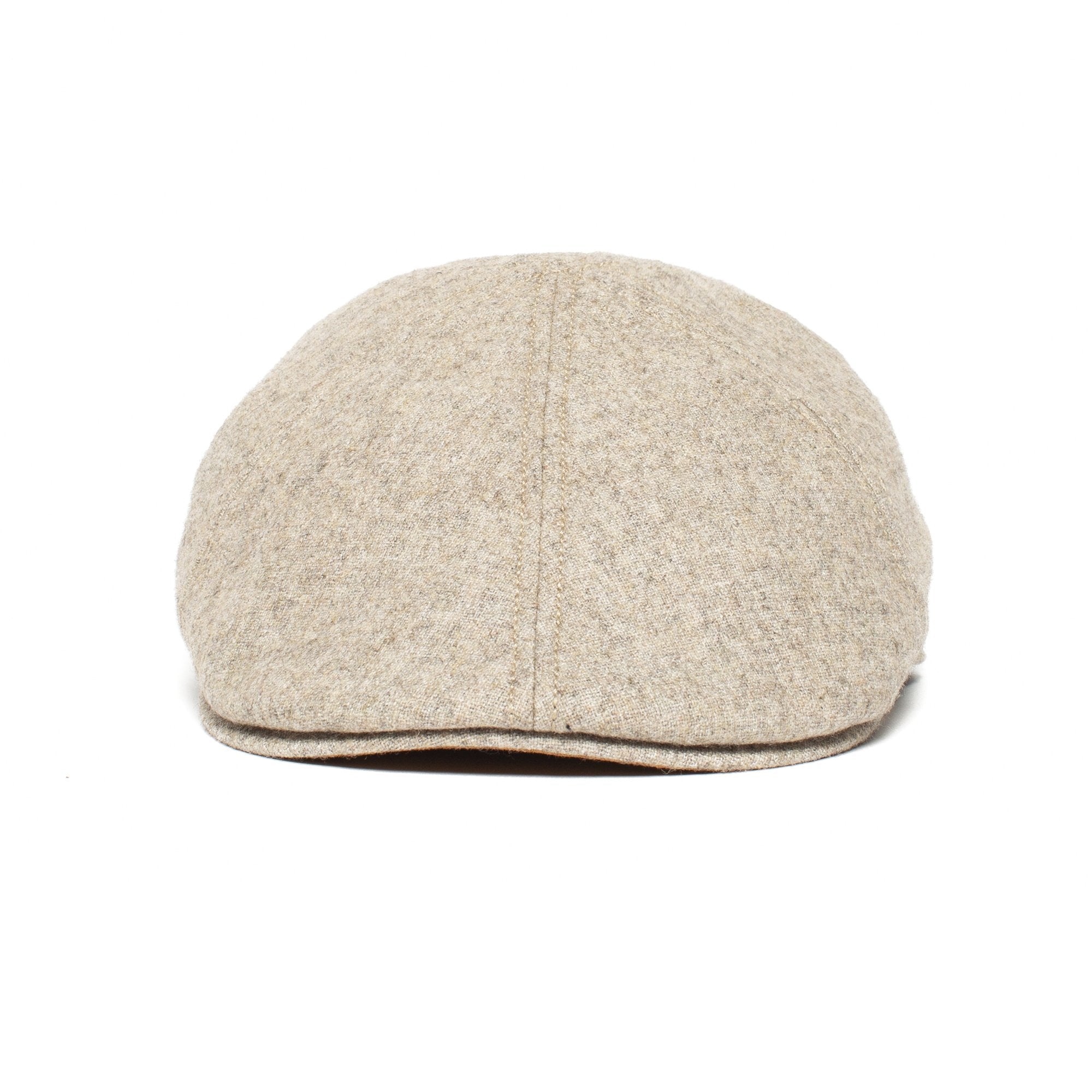 Goorin Bros. andy hamill wool blend 6 panel ivy flatcap Tan front view