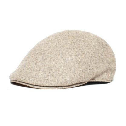 Goorin Bros. andy hamill wool blend 6 panel ivy flatcap Tan left side view