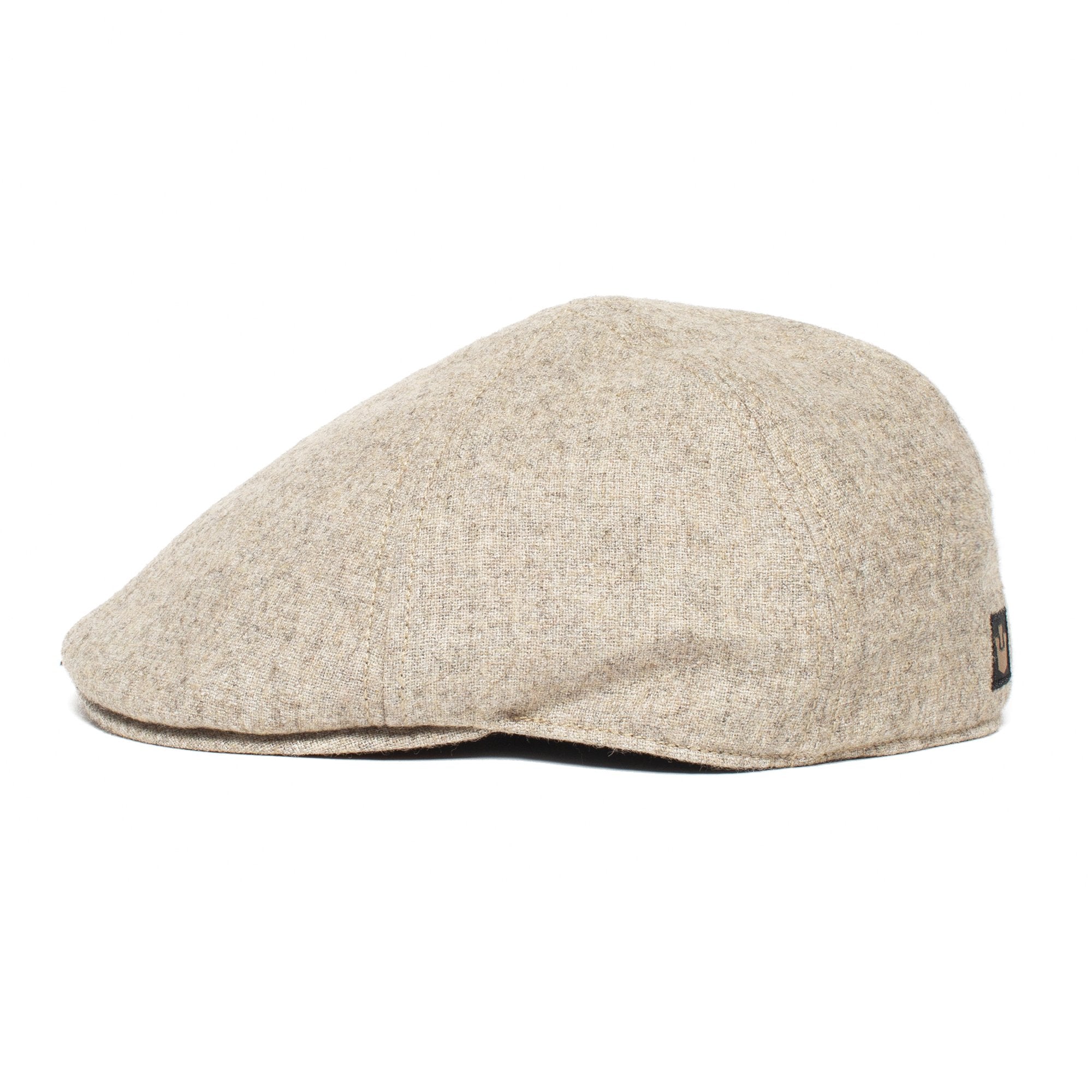 Goorin Bros. andy hamill wool blend 6 panel ivy flatcap Tan side view