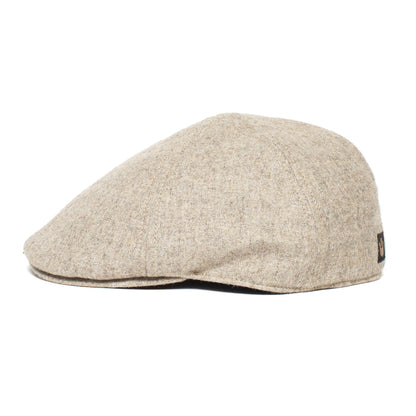 Goorin Bros. andy hamill wool blend 6 panel ivy flatcap Tan side view