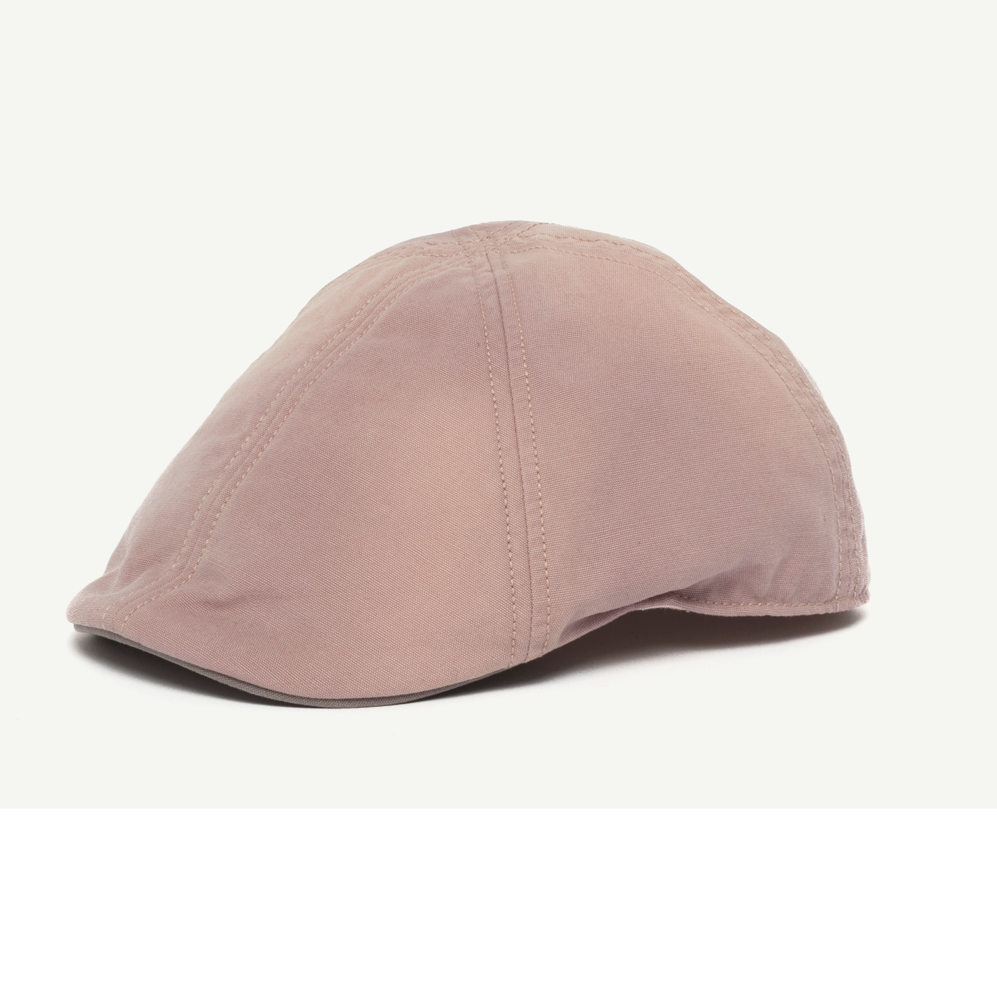Goorin Bros. top three cotton duckbill ivy flatcap Back label Pink left side view