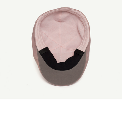 Goorin Bros. top three cotton duckbill ivy flatcap Back label Pink under view