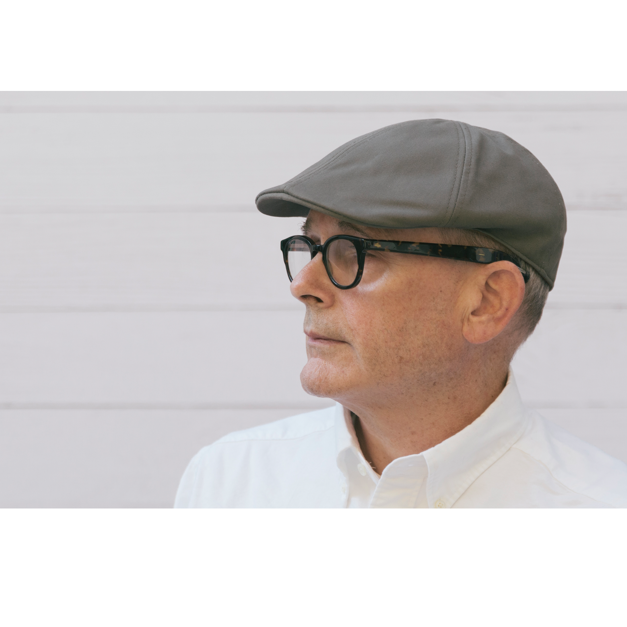Goorin Bros. the one cotton duckbill ivy flatcap Olive  mens styling