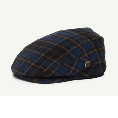 Goorin Bros. luck wool blend ivy flatcap Navy left side view