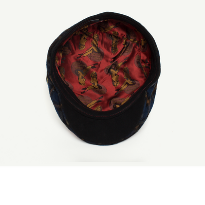 Goorin Bros. luck wool blend ivy flatcap Navy under view