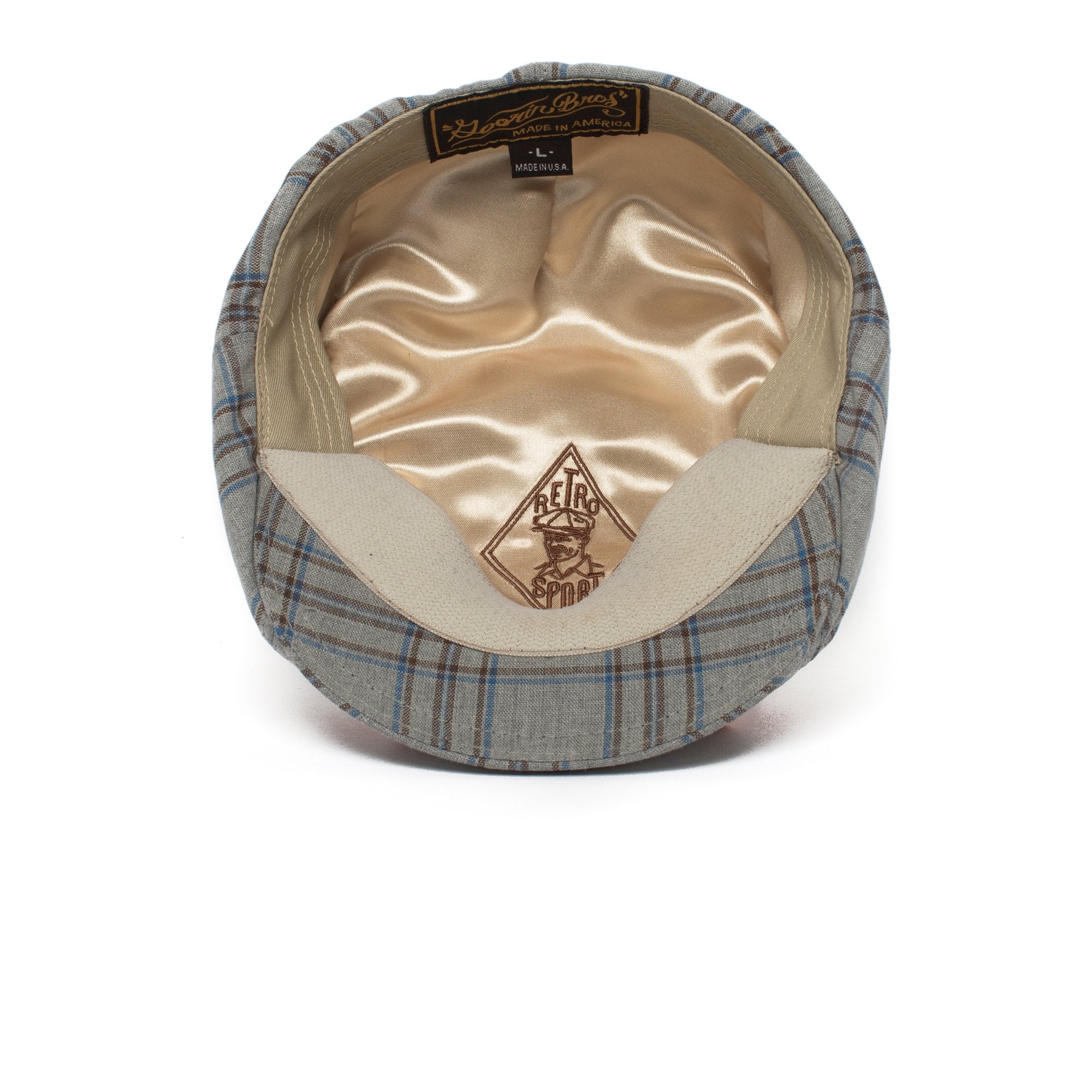 Goorin Bros. jb harlow polyester gatsby flatcap Grey under view