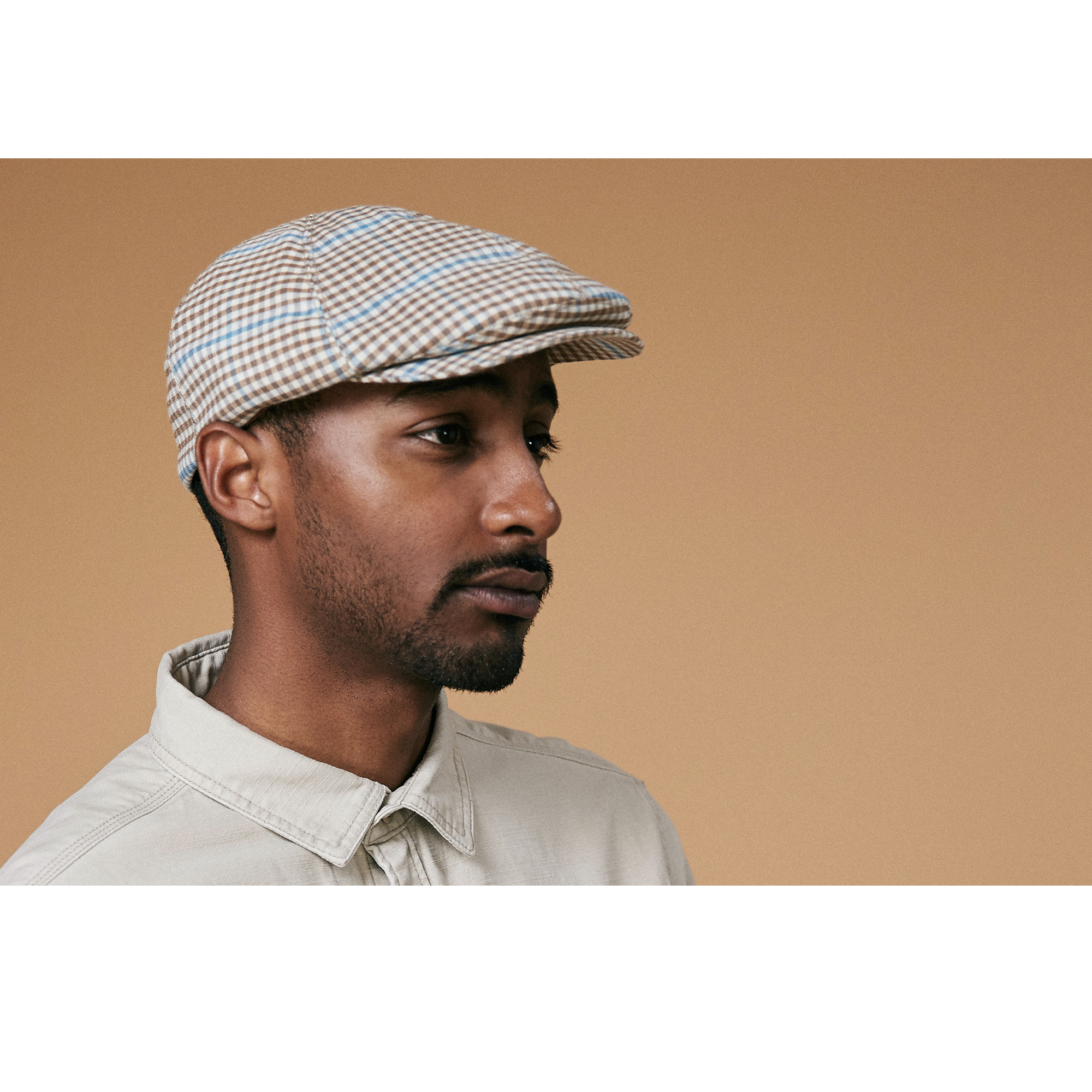 Goorin Bros. woody archer polyester 3 panel ivy flatcap Tan  mens styling