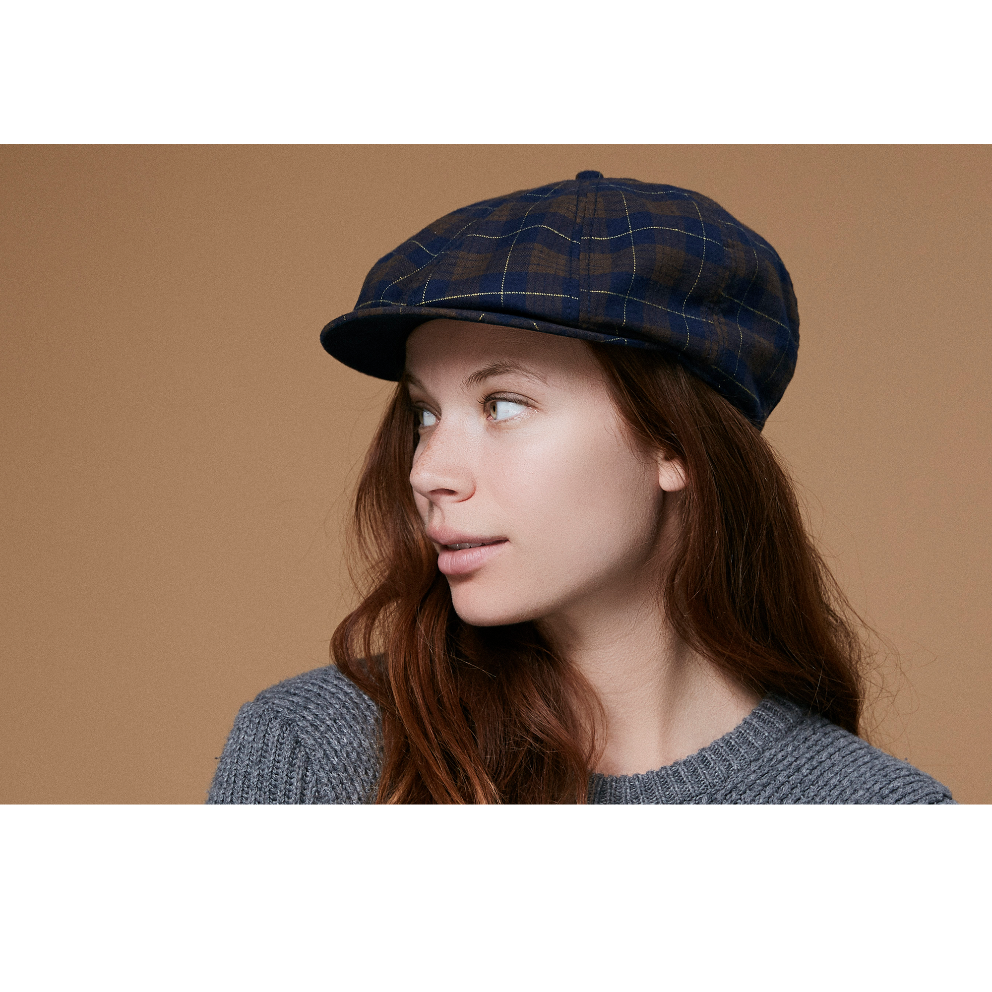 Goorin Bros. Snake Eyes Brown Gatsby womens styling