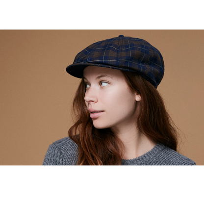 Goorin Bros. snake eyes cotton gatsby flatcap Brown  womens styling