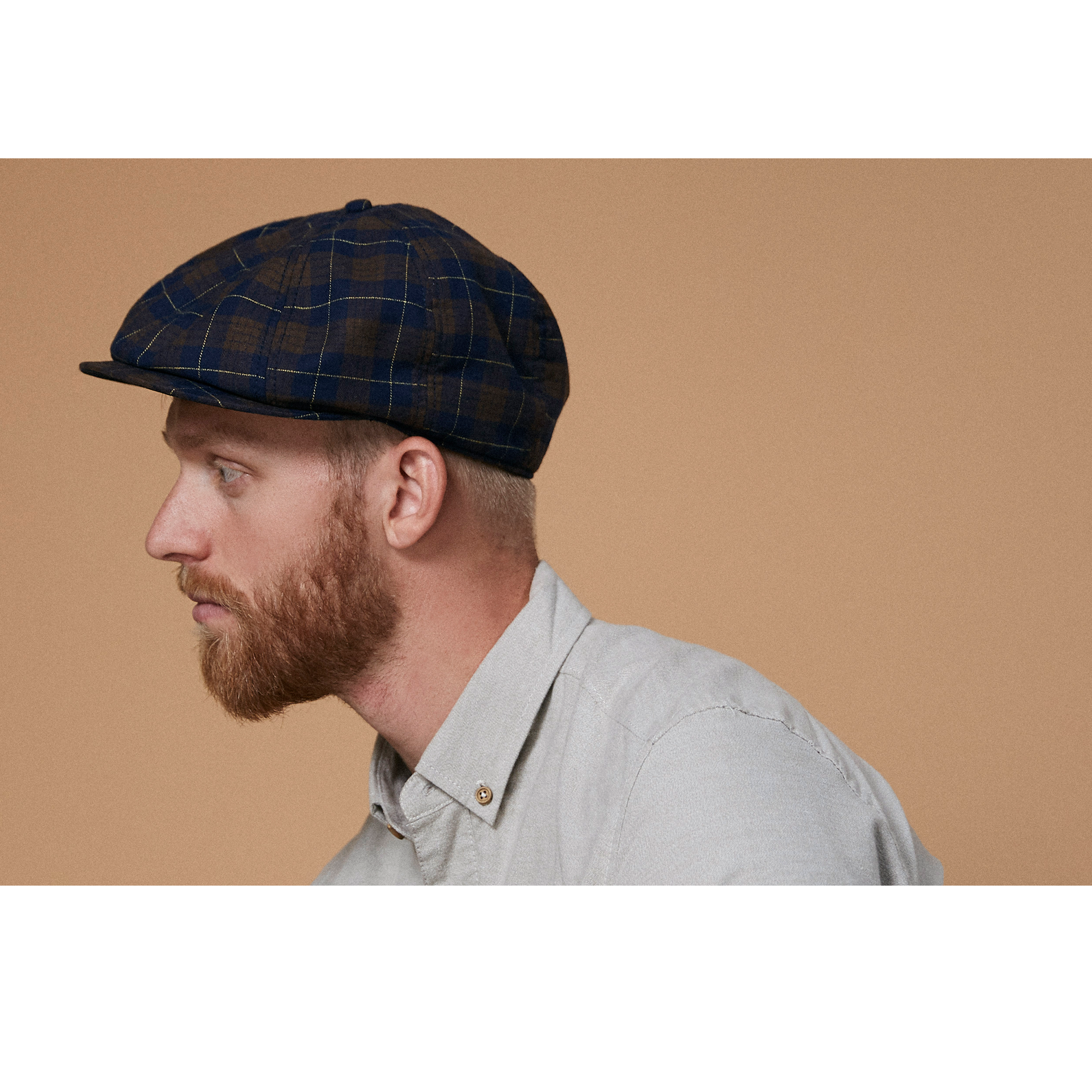 Goorin Bros. snake eyes cotton gatsby flatcap Brown  mens styling