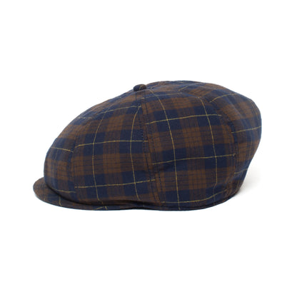 Goorin Bros. snake eyes cotton gatsby flatcap Brown side view