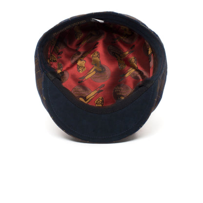 Goorin Bros. snake eyes cotton gatsby flatcap Brown under view