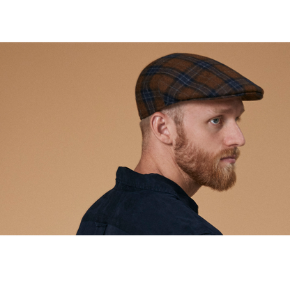 Goorin Bros. sergio alioto wool blend 5 point ivy flatcap Brown  mens styling
