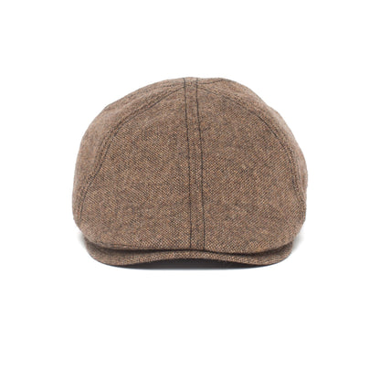 Goorin Bros. west wool blend 6 panel ivy flatcap Brown front view