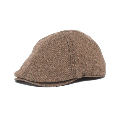 Goorin Bros. west wool blend 6 panel ivy flatcap Brown left side view
