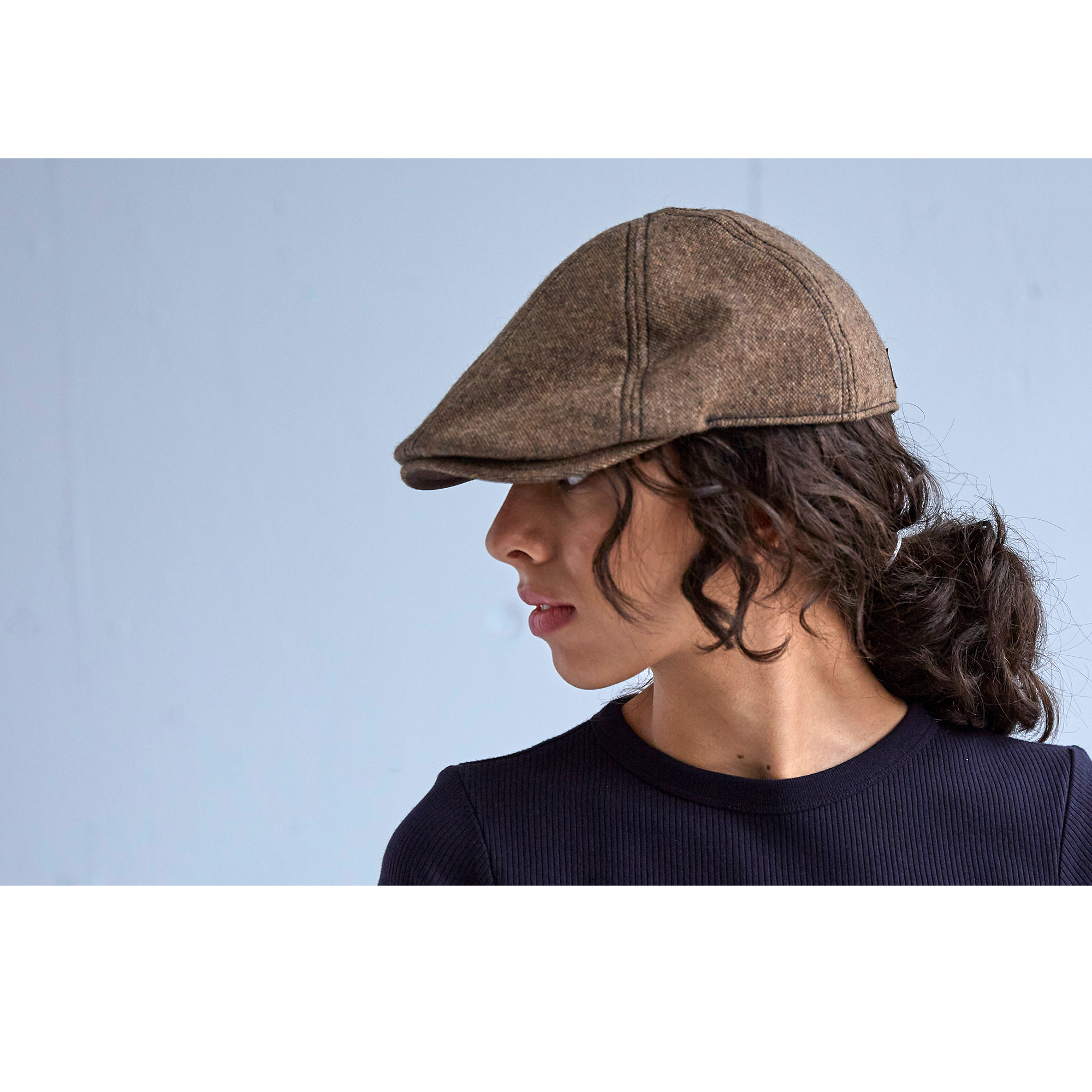 Goorin Bros. west wool blend 6 panel ivy flatcap Brown  womens styling