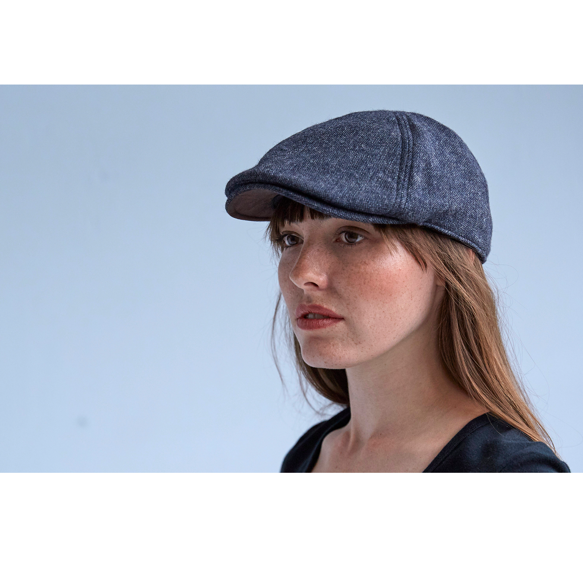 Goorin Bros. west wool blend 6 panel ivy flatcap Navy  womens styling
