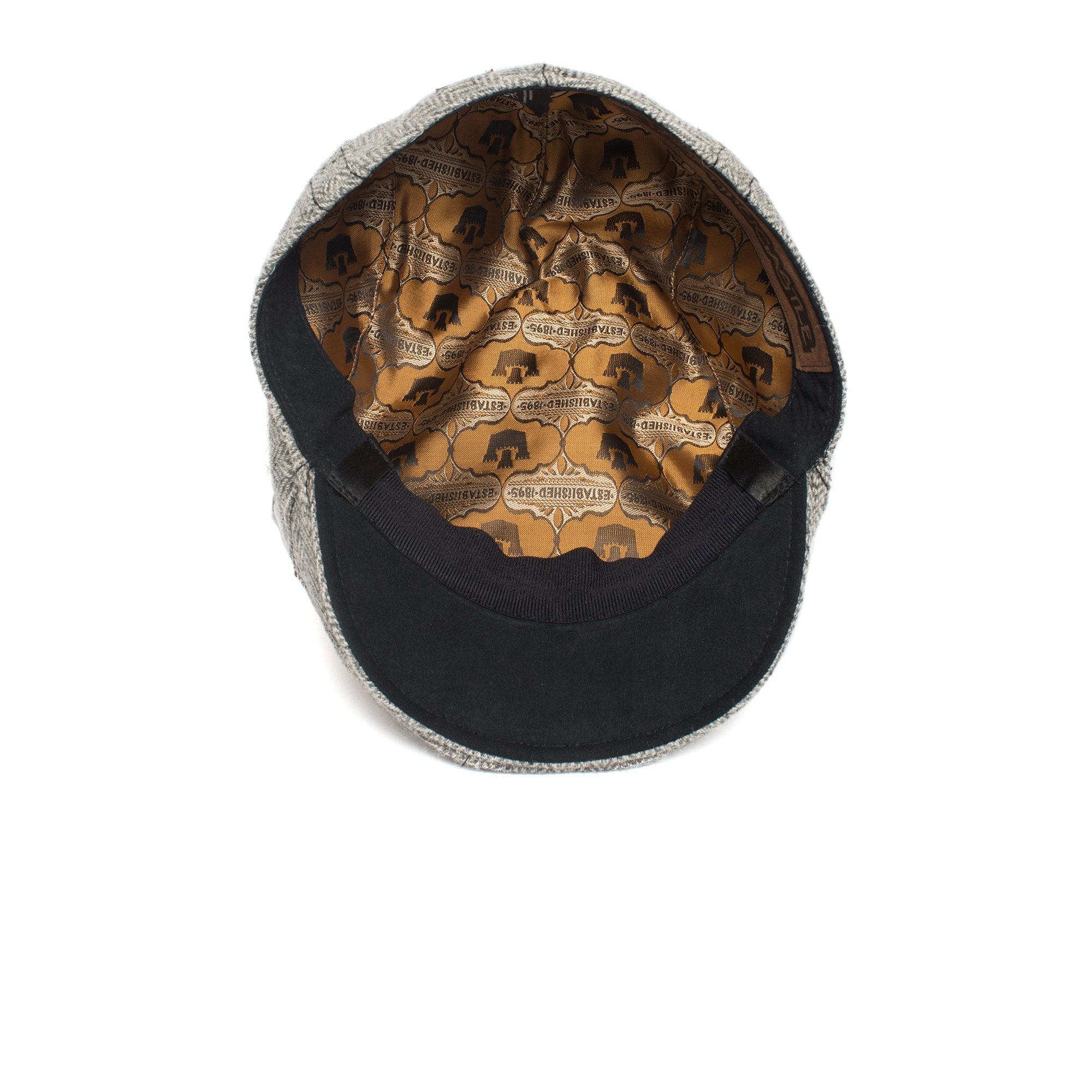 Goorin Bros. east wool blend low profile ivy flatcap Grey under view