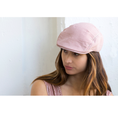 Goorin Bros. the everyday cotton 3 panel ivy flatcap Red  womens styling