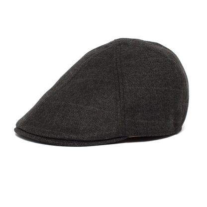 Goorin Bros. the necessity polyester 5 panel ivy flatcap Charcoal left side view