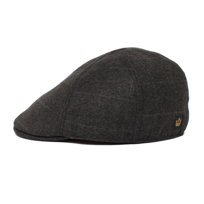 Goorin Bros. the necessity polyester 5 panel ivy flatcap Charcoal side view