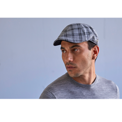 Goorin Bros. family time cotton duckbill ivy flatcap Grey  mens styling