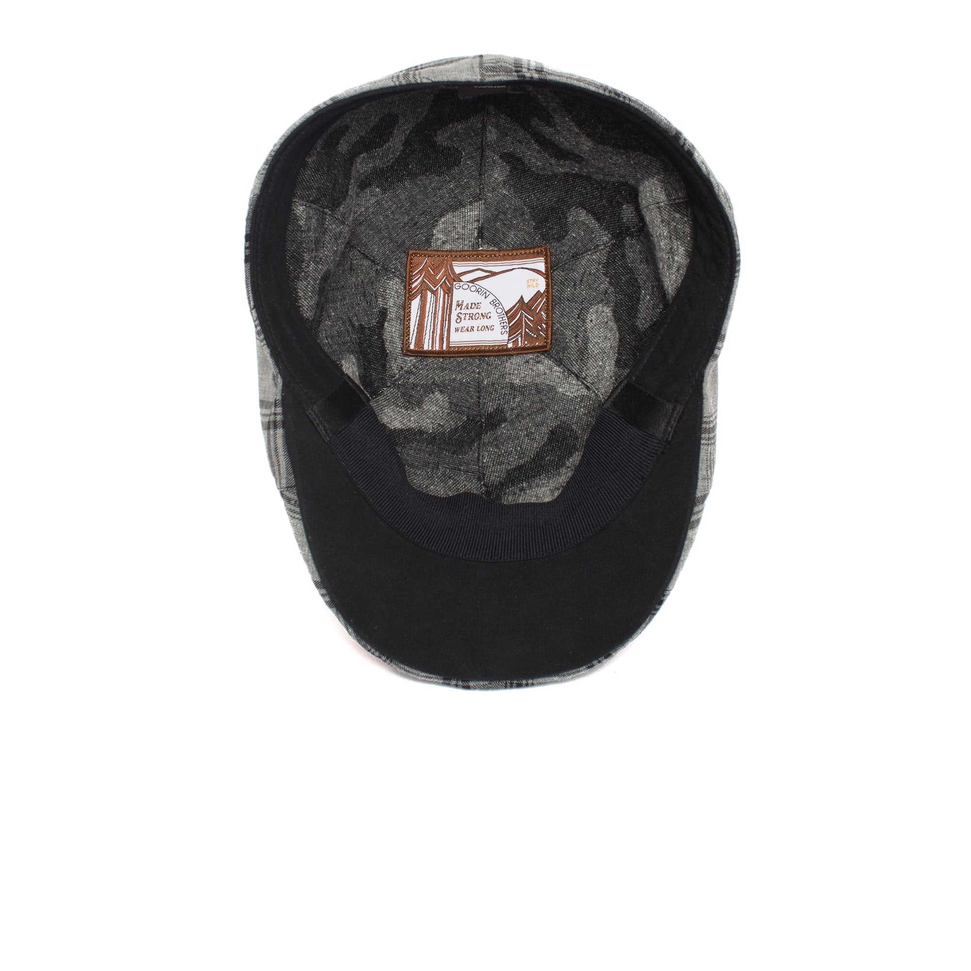 Goorin Bros. family time cotton duckbill ivy flatcap Grey under view