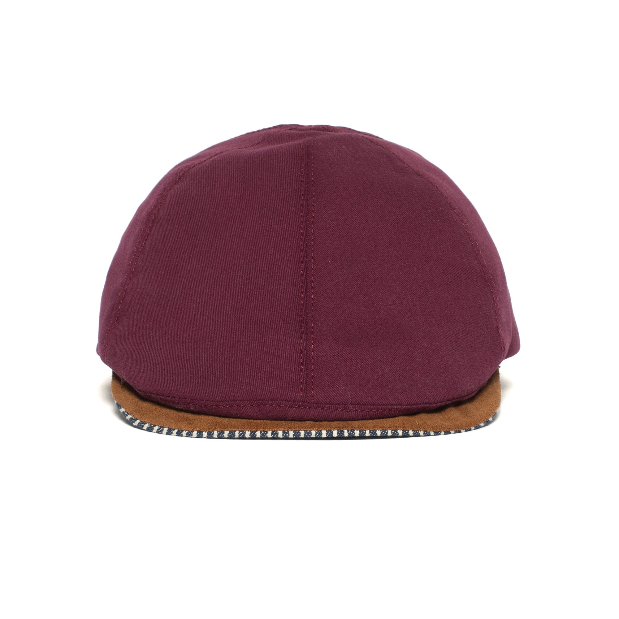 Goorin Bros. swamp water cotton 6 panel ivy flatcap Burgundy front view