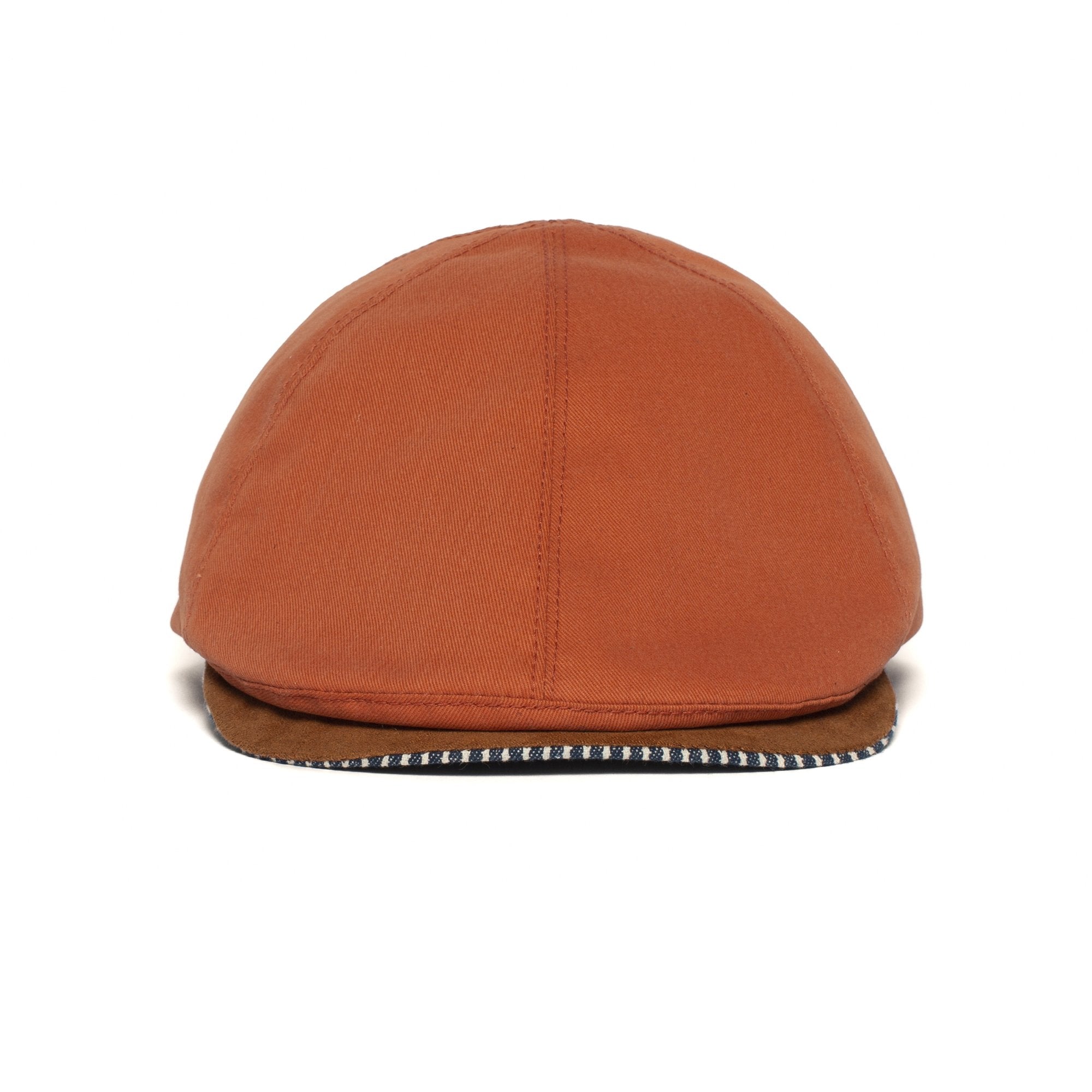Goorin Bros. swamp water cotton 6 panel ivy flatcap Rust front view