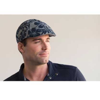 Goorin Bros. sugar eater cotton duckbill ivy flatcap Blue  mens styling