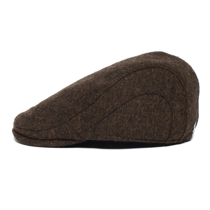 Goorin Bros. out of range polyester low profile ivy flatcap Brown side view
