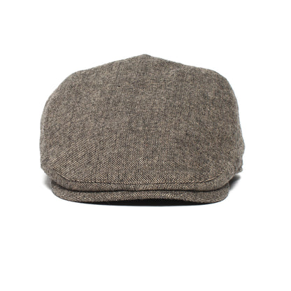Goorin Bros. out of range polyester low profile ivy flatcap Grey front view