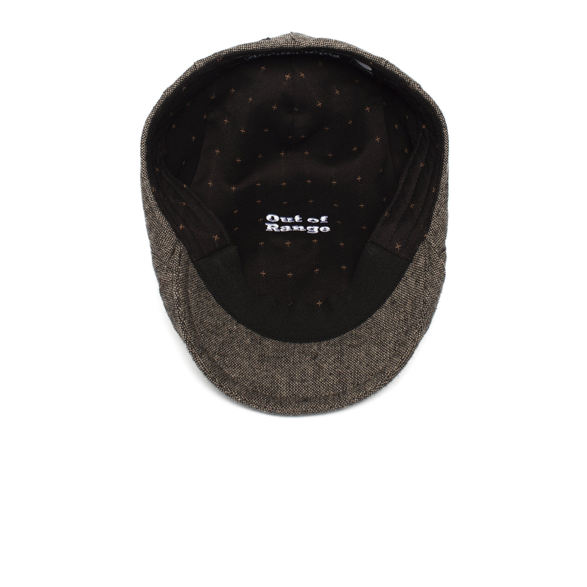 Goorin Bros. out of range polyester low profile ivy flatcap Grey under view