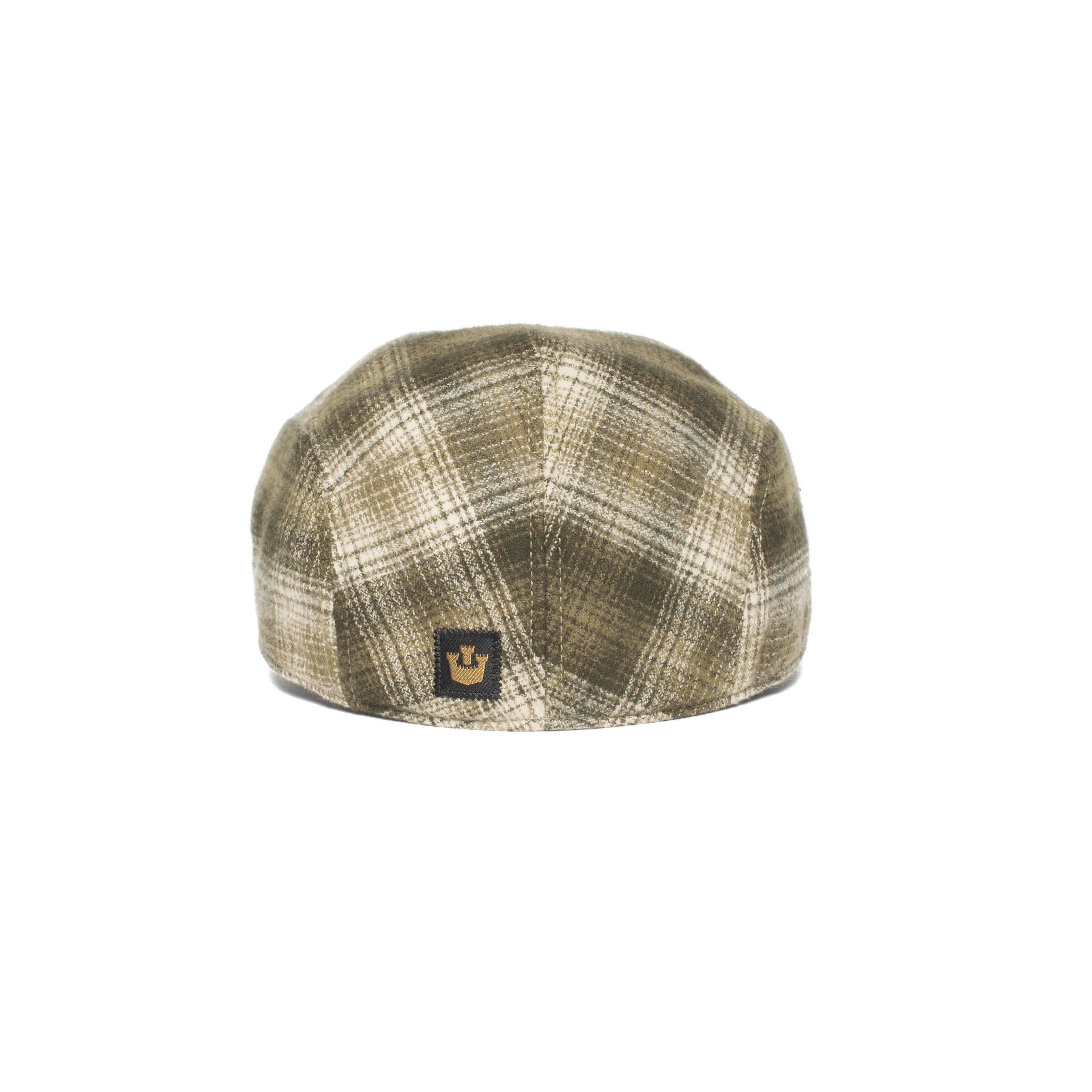 Goorin Bros. white caps cotton low profile ivy flatcap Olive back view