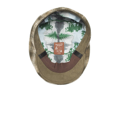 Goorin Bros. white caps cotton low profile ivy flatcap Olive under view