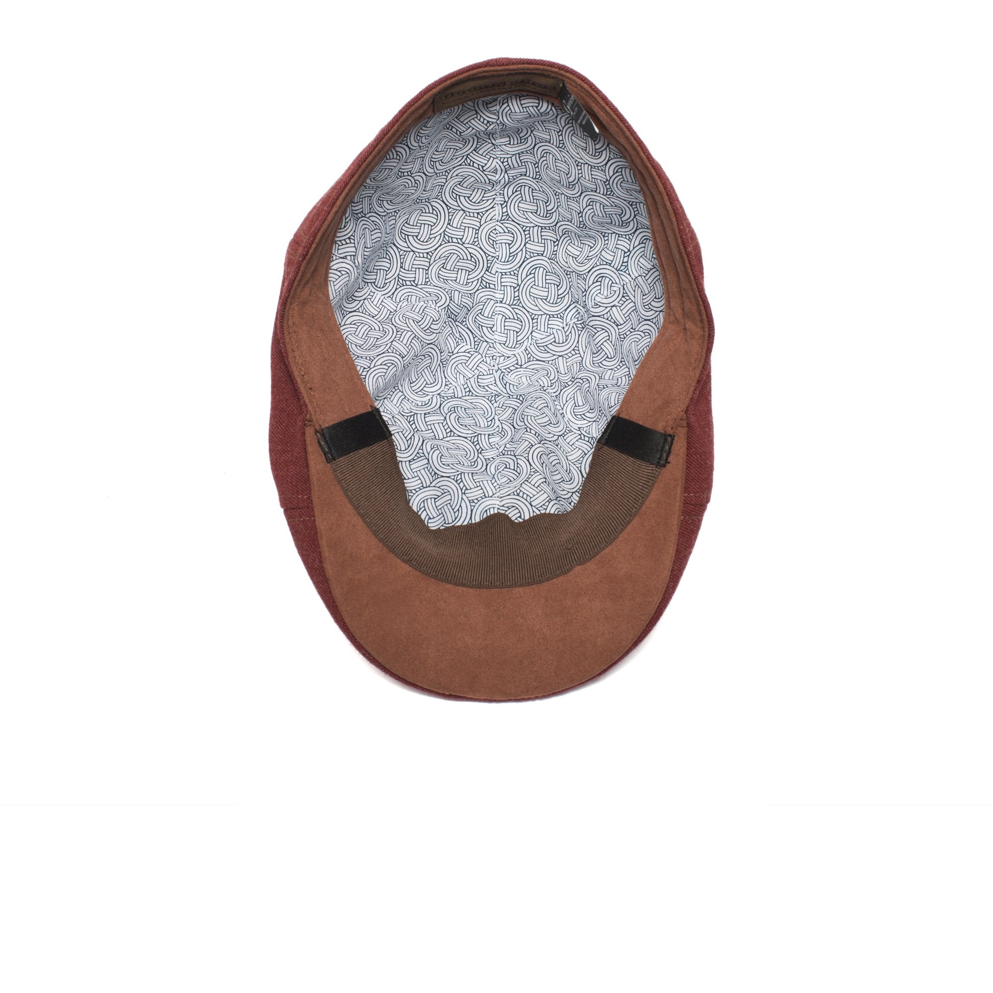 Goorin Bros. coastal town acrylic ivy flatcap Red under view