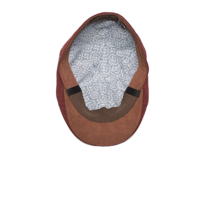 Goorin Bros. coastal town acrylic ivy flatcap Red under view