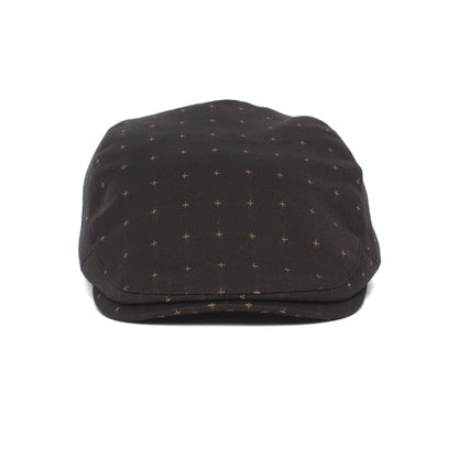 Goorin Bros. slo joe polyester low profile ivy flatcap Brown front view