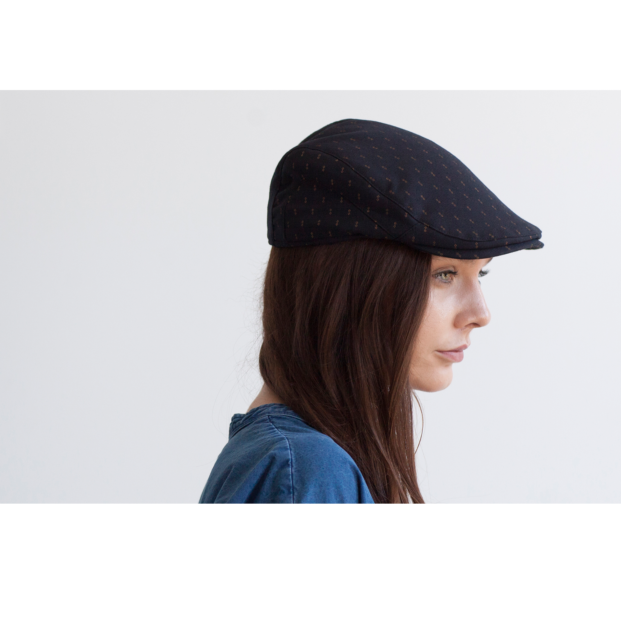 Goorin Bros. slo joe polyester low profile ivy flatcap Brown  womens styling