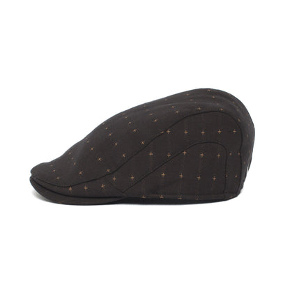 Goorin Bros. slo joe polyester low profile ivy flatcap Brown side view