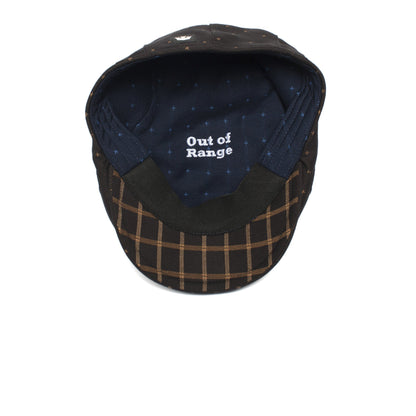 Goorin Bros. slo joe polyester low profile ivy flatcap Brown under view
