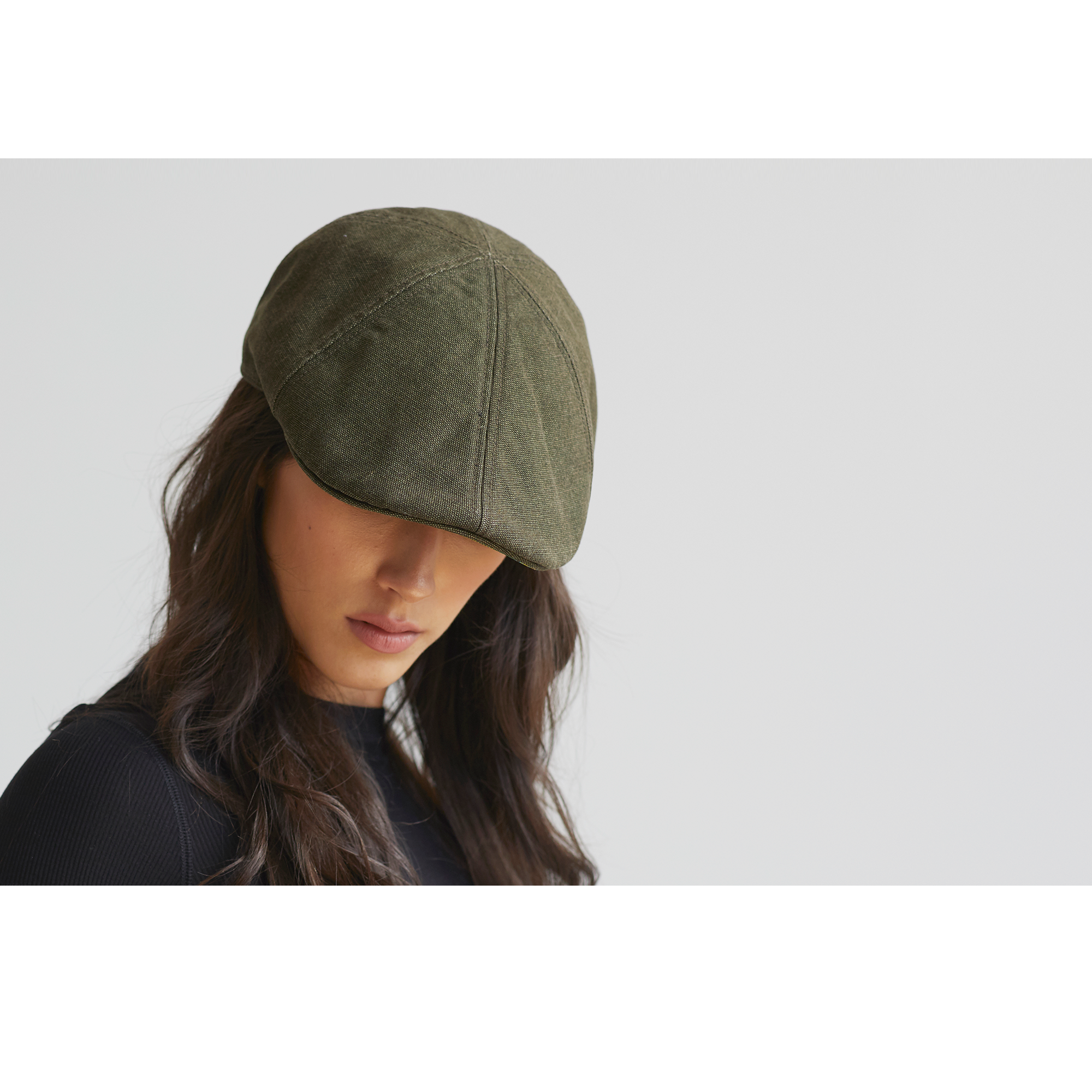 Goorin Bros. southern tide cotton duckbill ivy flatcap Black  womens styling